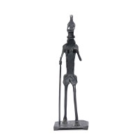 Lootkabazaar Hand Made Iron Metal Human Sculpture Decorative Show Piece For Home Decor (SEIHD021903)